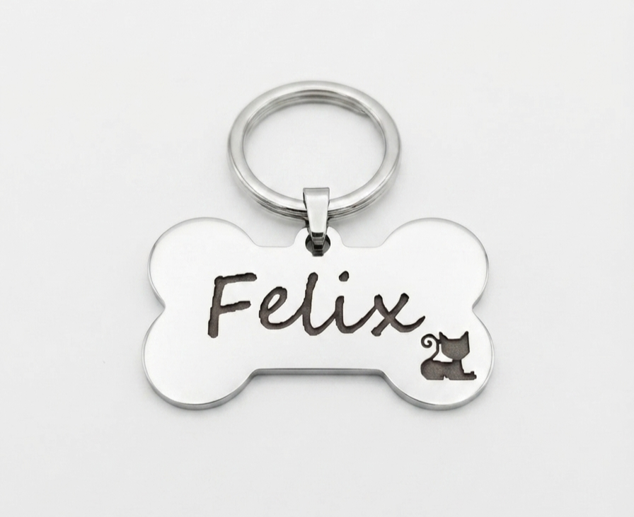 Mini Hueso Plateado