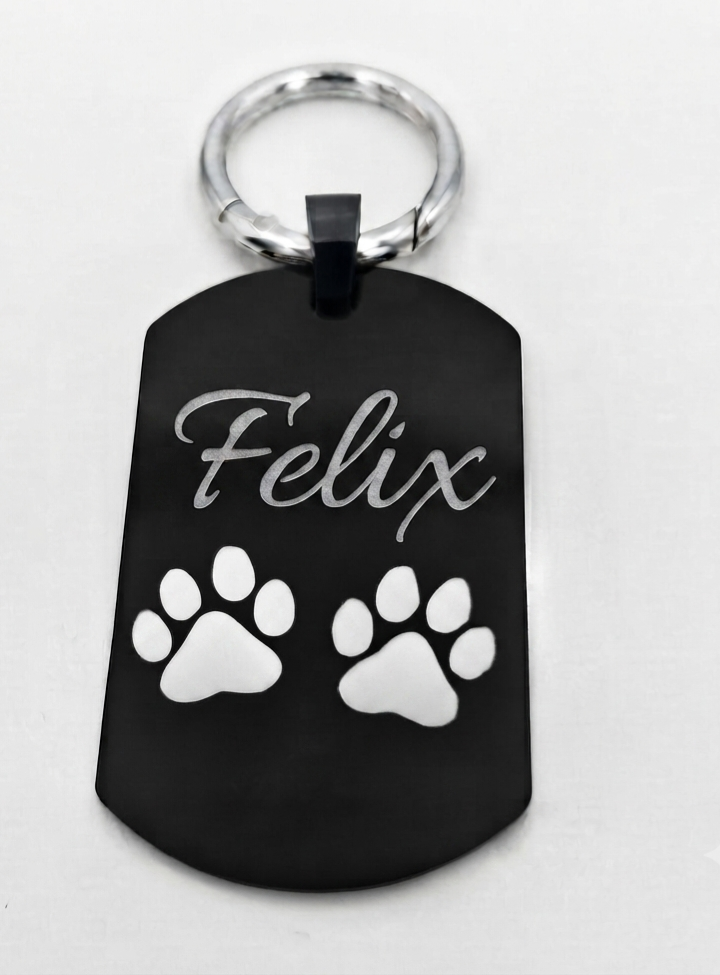 Militar Pet Black 5*3cms