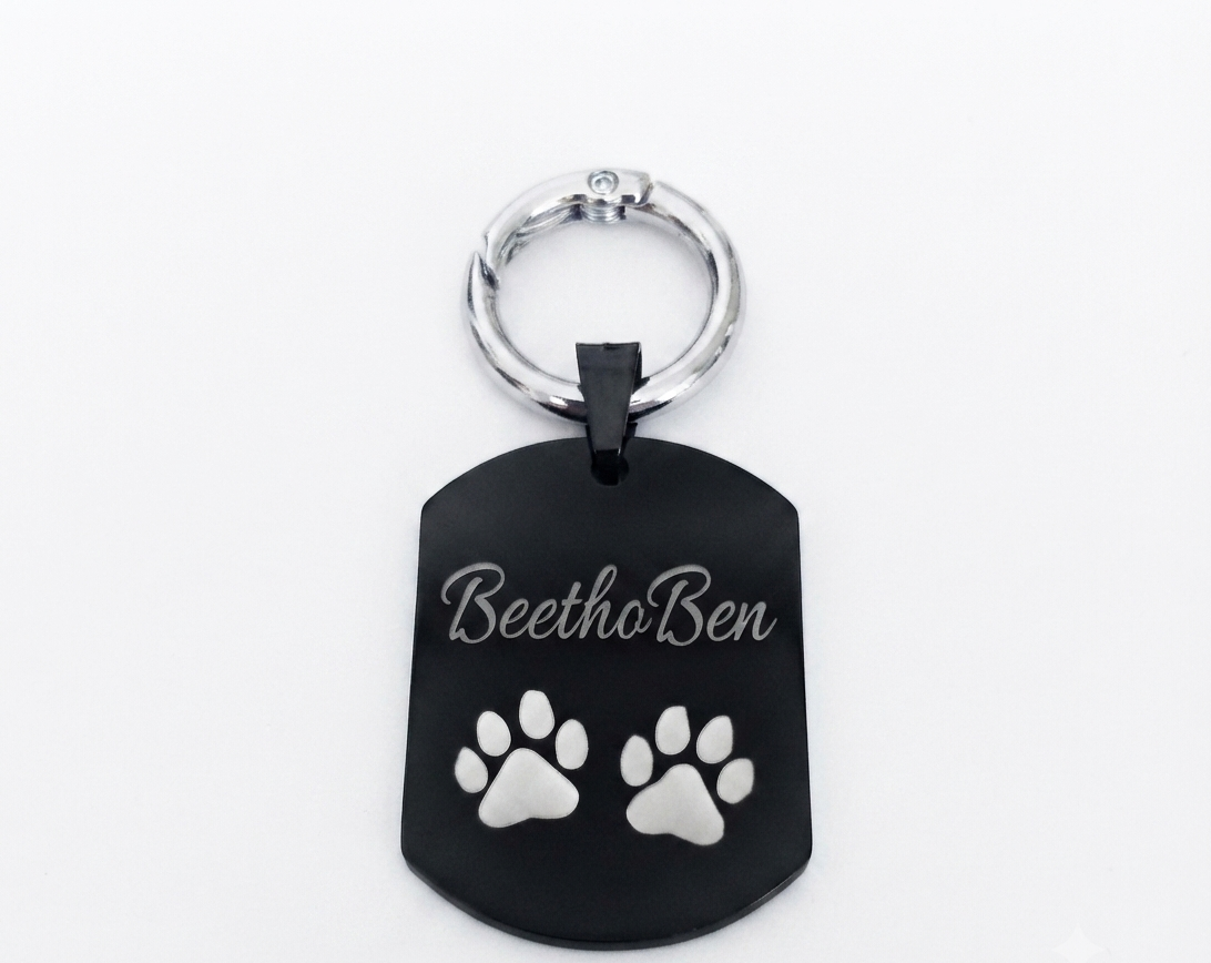 Militar Black Pet 4*3cms