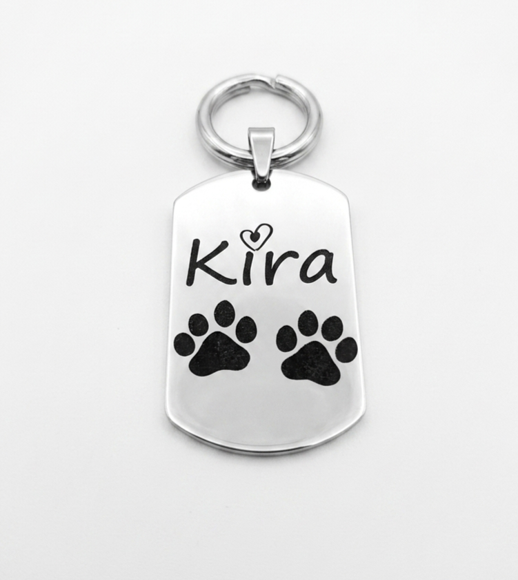 Militar plateada 4*3cms