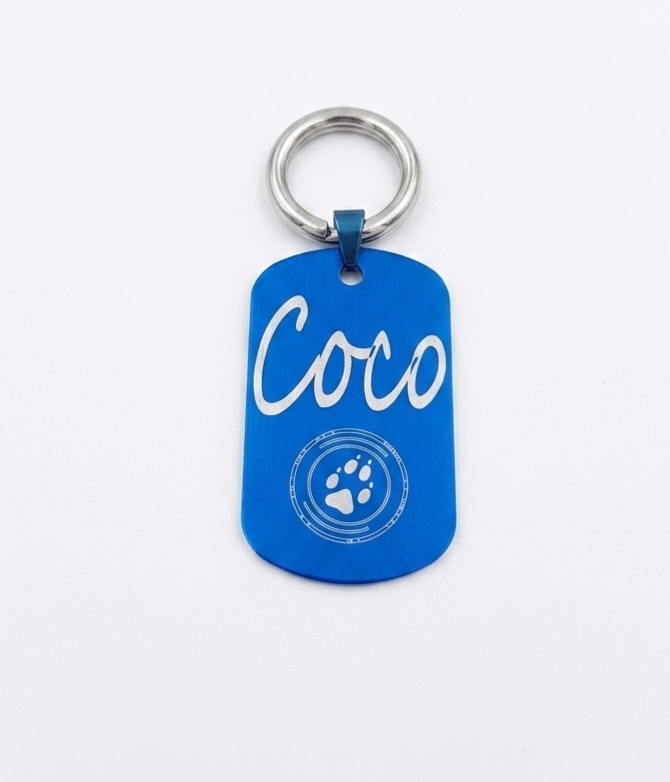 Militar Blue 4.5*2.5cms