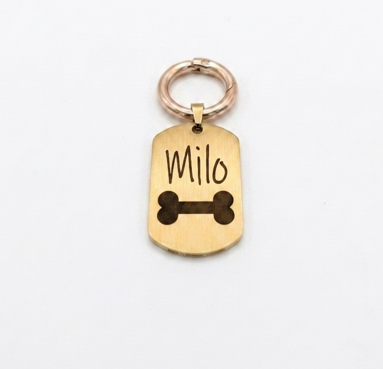 Militar dorada 4*2.3cms